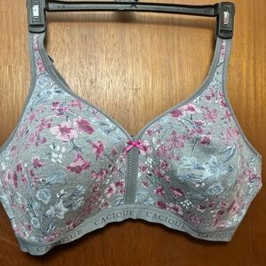 Cacique Lightly Lined No-Wire Bra 46DD